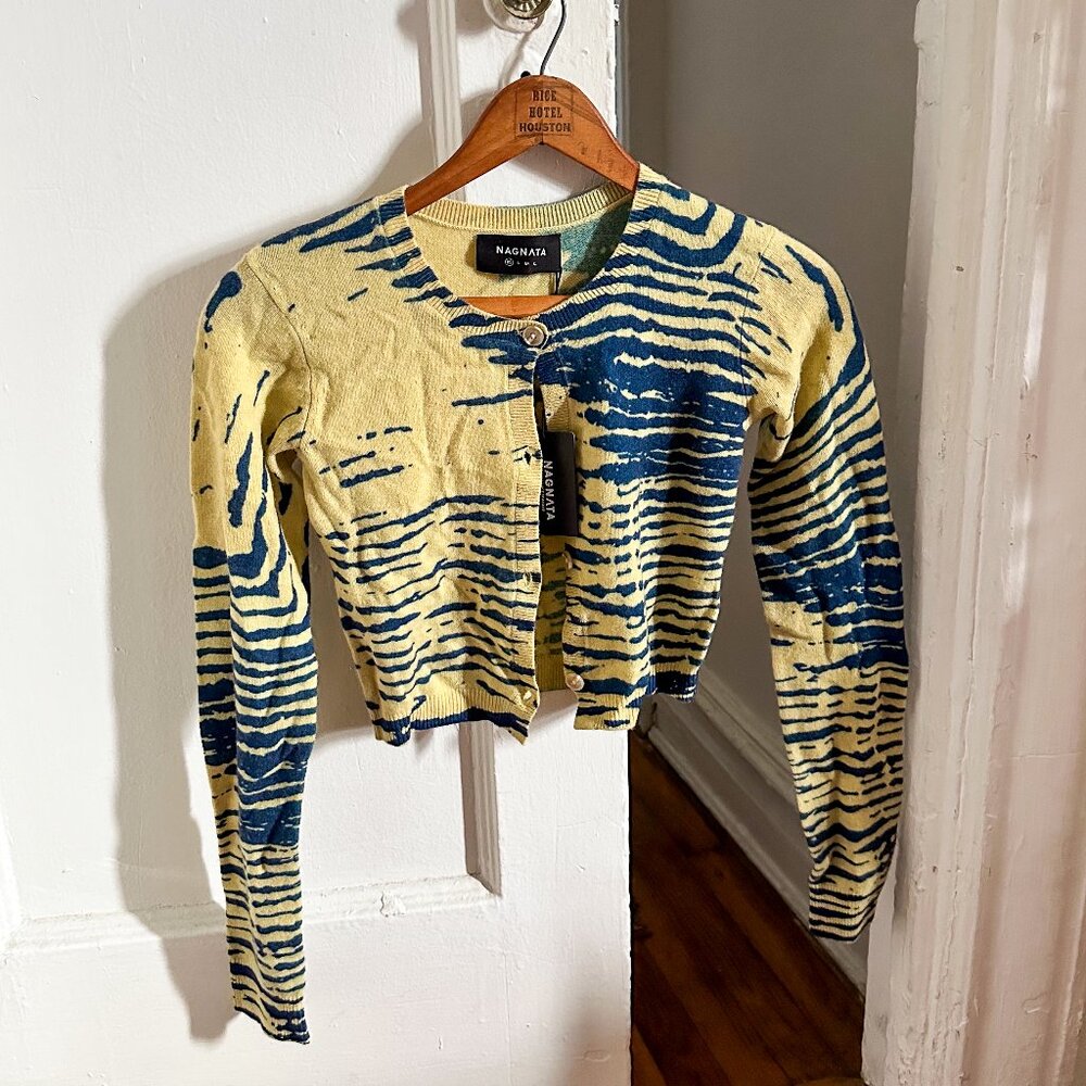 NWT Nagnata  Mirage Cardigan in Sand